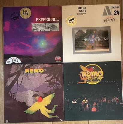 Prog
Four 33 rpm records - French prog
VG+...