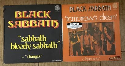 Hard Rock
Two 45s - Black Sabbath
French...