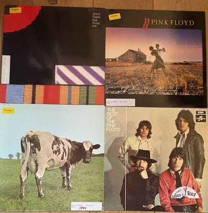Prog
Four 33 rpm records - Pink Floyd
VG+...