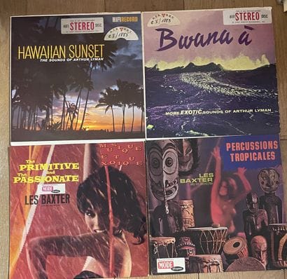 Musiques du Monde
Quatre disques 33T - Exotica...