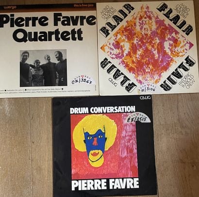 Jazz
Trois disques 33T - Pierre Favre (Free...