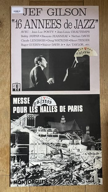 Jazz
Deux disques 33T - Jef Gilson
VG+; ...
