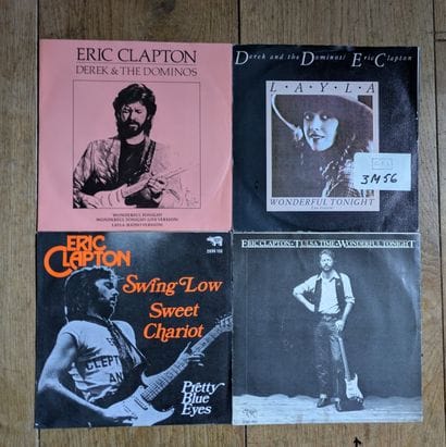Pop
Quatre disques 45T - Eric Clapton
VG...