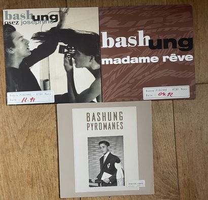 Song
Three 45s/Promo Records - Alain Bashung
VG...