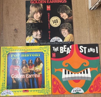 Pop
Three 33 rpm records - Golden Earring...