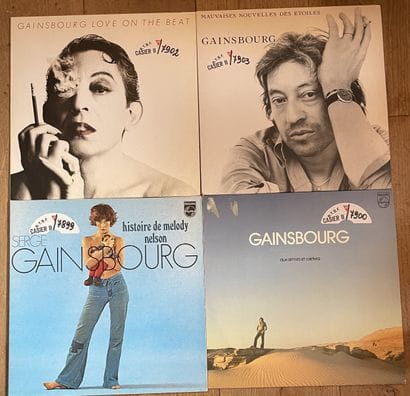 Songs
Four 33 rpm records - Jane Birkin
Histoire...