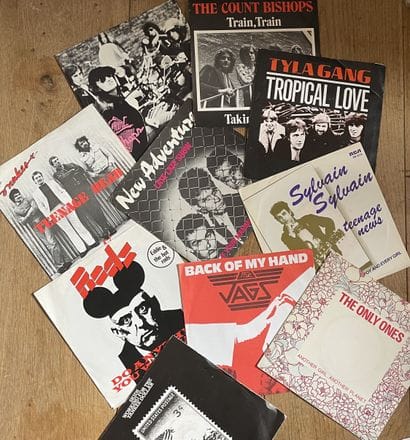 Punk
Ten 45s - Punk/Pub Rock
VG to EX; VG...