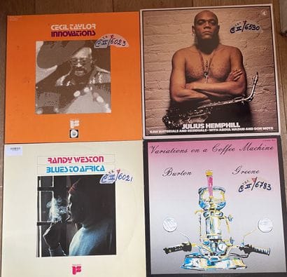 Jazz
Four 33 rpm records - Free Jazz
VG to...