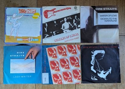 Pop
Six 45s - Dire Straits
VG to EX; VG to...