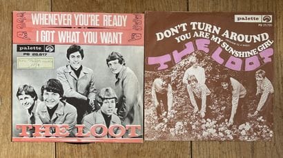 Pop
Deux disques 45T - The Loot (Garage belge)
VG+...