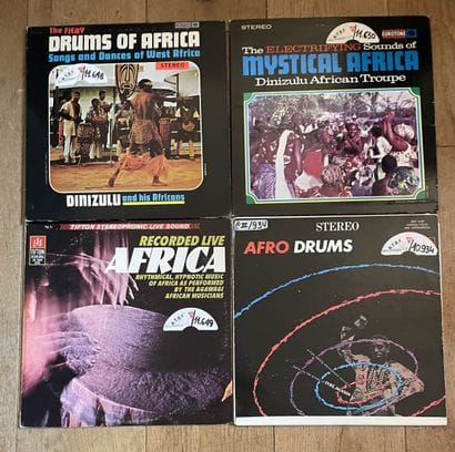 Musiques du Monde
Quatre disques 33T - Percussions...