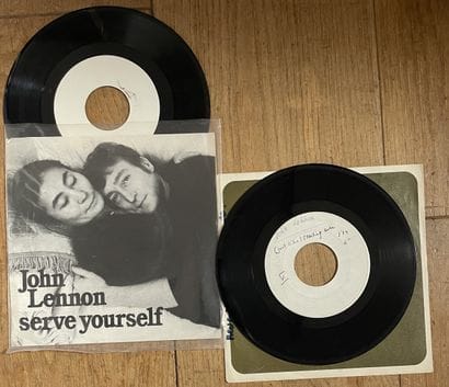 Pop
Two 45 RPM test pressings - John Lennon...