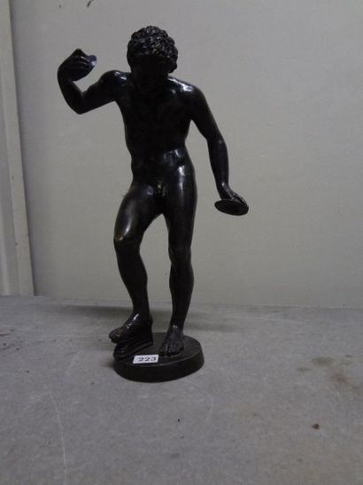 Bronze d'après l'antique, H.: 29,5 cm