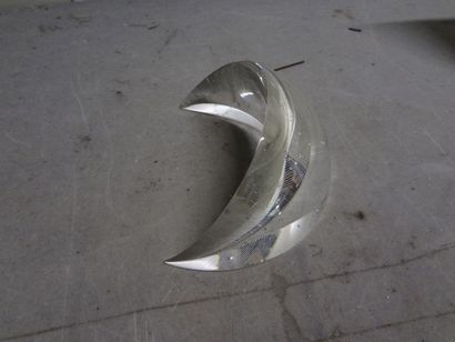 Sculpture en verre prismique en forme de...