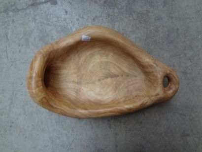 Vallauris - plat à l'imitation du bois