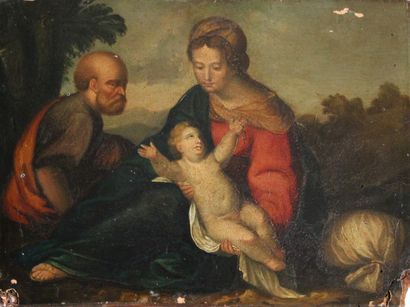 Ecole italienne d'après la Renaissance. Sainte...