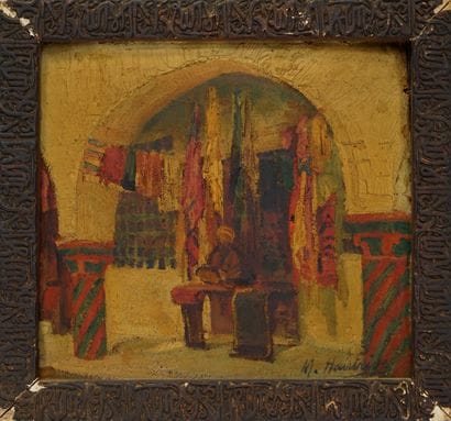 Mathilde HAUTRIVE (1881-1963) Marchand de...