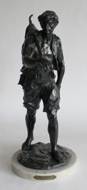 Emile Louis PICAULT (1833-1915) Le mareyeur....