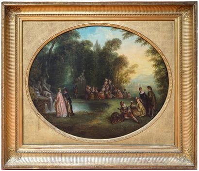 Ecole française XIXe dans le goût d'Antoine...