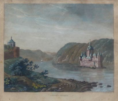 S.H. Petersen sc., PFALZ I RHINEN, Gravure...