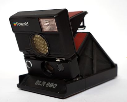 POLAROID SX-70 Sonar, finition gainée ro...