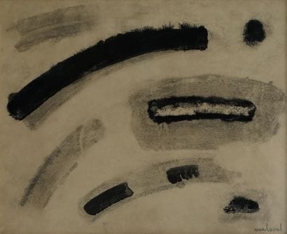 Robert MALAVAL (1937-1980) Sans Titre. Encre...