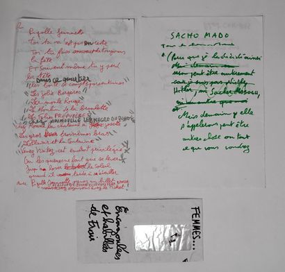 Robert COMBAS (Né en 1957) Sacho Mado, Pigalle...