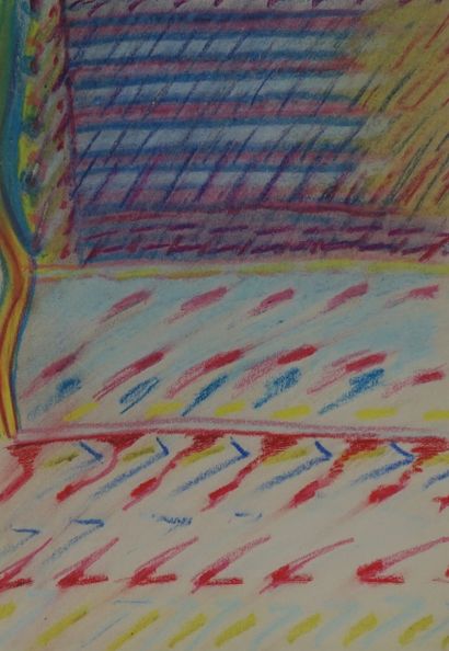Robert MALAVAL (1937-1980) Composition en...