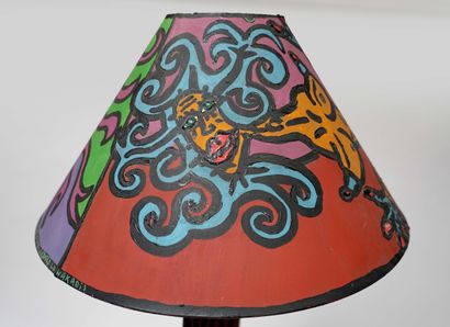 Robert COMBAS né en 1957 LAMPE Sirène médusée,...