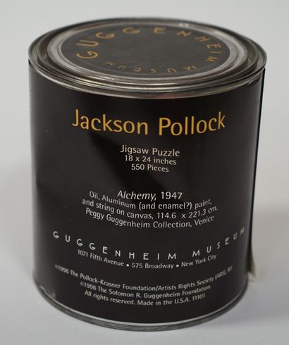 Jackson POLLOCK (d’après) Alchemy 1947, Jigsaw...