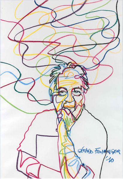 Gérard FROMANGER (1939-2021) Portrait de...