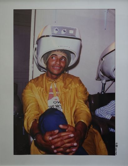 Gilles OUAKI, né en 1944 Yannick Noah. Tirage...