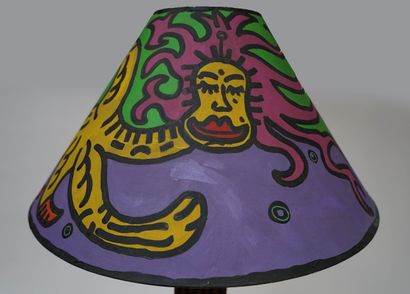 Robert COMBAS né en 1957 LAMPE Sirène médusée,...