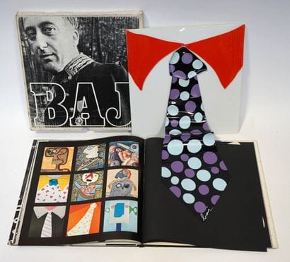 
Enrico BAJ (1924-2003) La cravate 1968....