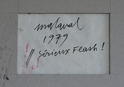 
Robert MALAVAL (1937-1980) Serious Flash,...