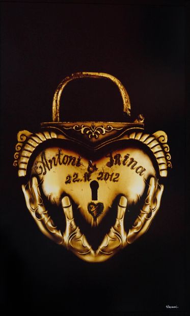 Gilles OUAKI, né en 1944 I Lock You. (Antonis...