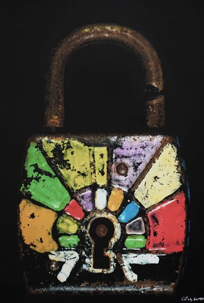 Gilles OUAKI, born in 1944 I Lock You, Mini...