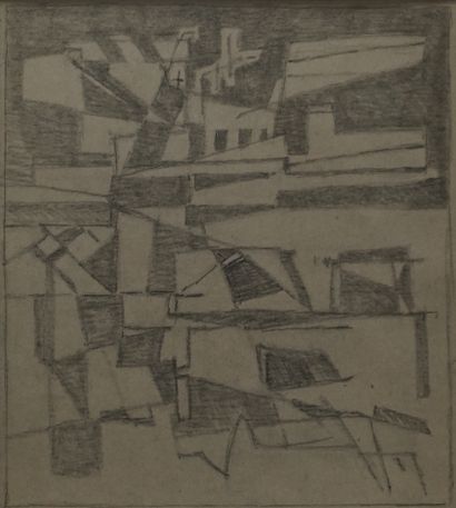 Geer VAN VELDE (1898-1977) (attribué à) Composition...