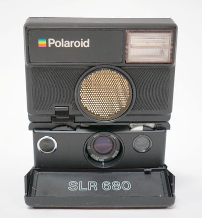 POLAROID SX-70 Sonar, finition gainée ro...