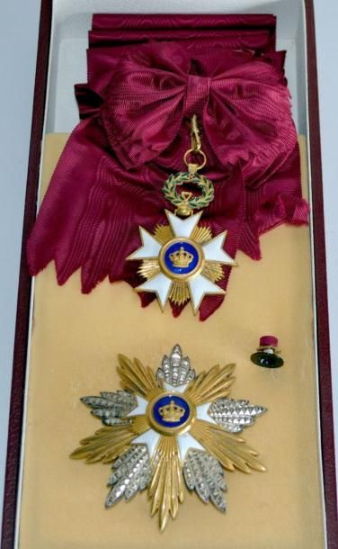 BELGIQUE. Ordre de la Couronne. Ensemble...
