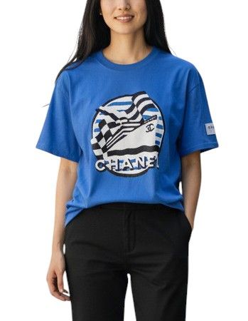 CHANEL, Made in Italy TEE-SHIRT en coton...