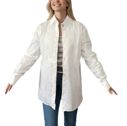 CHANEL, Made in Italy CHEMISIER en coton...