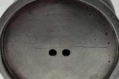 Jean DESPRES (1889-1980) TIMBALE écalée en...