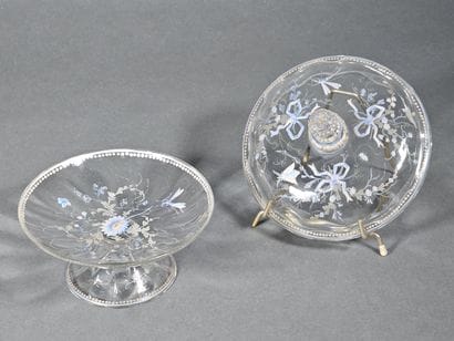 Emile GALLE (1846–1904) Small round crystal...