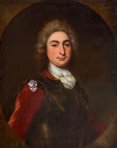 Ecole française XVIIIe Jeune homme de qualité...