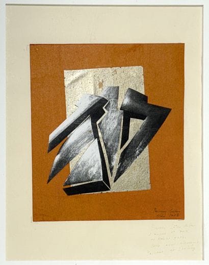 Parvine CURIE (1936) Composition grise sur...