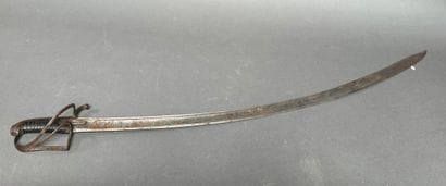 SABRE d'officier de CAVALERIE LEGERE, probablement...