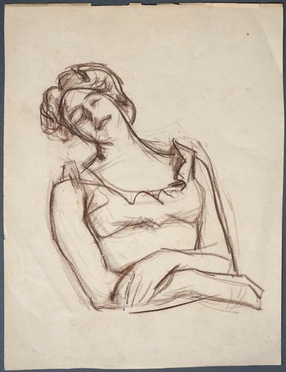 Roderic O’CONOR (1860-1940) Jeune femme en...