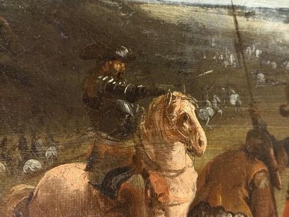 Antonio CALZA (1653-1725) (Attribué à ) Scène...