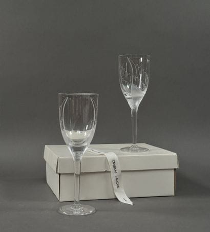 LALIQUE France. Two 